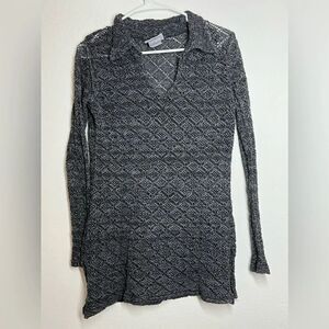Us boys Lace Tunic/Polo/ Sweater Size M